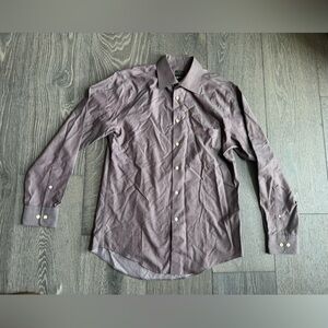 Pronto Uomo Striped Dress Shirt Size 15 32/33